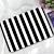 Modern Black And White Bath Rug