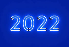 Number 2022 Neon Light Bright Glowing 2022 Happy New Year Stock Photo by  S-Design13 483850704