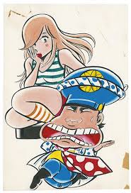 山上たつひこ がきデカ キャラクタースケッチ 漫画 アニメ