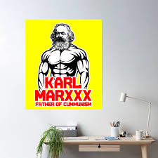 Karl Marxxx, Father of Cumminism Poster for Sale by James Hutchings |  Redbubble