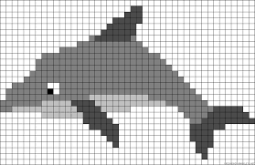 Dolphin perler bead pattern and designs | bead sprites | printable pdf. Perler Beads Patterns Dolphin Bead Pattern Free