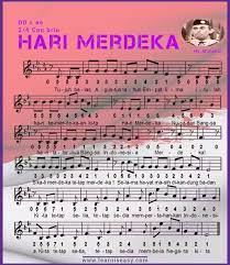 Contoh lagu tangga nada mayor dan minor dengan. Pencipta Lagu Hari Merdeka Dan Lirik Lagu Hari Merdeka