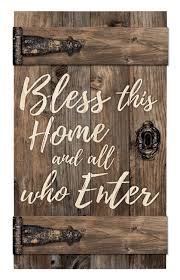 Maybe you would like to learn more about one of these? P Graham Dunn Bless This Home All Who Enter Brown 14 X 24 Inch Solid Pine Wood Barn Door Wall Plaque Sign Pnl0604 Home Kitchen Plaques Kalingauniversity Ac In