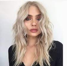 41 Trendy Hair Blonde Bangs Texture Blonde Hair Dark Eyebrows Platnium Blonde Hair Hair Styles
