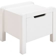 La table de chevet est un petit meuble qui trouvera facilement sa place aux côtés du lit enfant. Table De Chevet 1 Tiroir Blanc Chambre Enfant Lego 2267