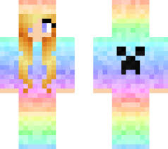 Rainbow Creeper Girl Minecraft Skins Papercraft minecraft xbox 360 skin pack 1. rainbow creeper girl minecraft skins