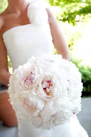 Light pink peonies wedding flowers. White Peony Bouquet 3 Web Wedding Bouquets Bridal Bouquet Peonies White Peonies Bouquet