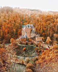 Burg Eltz In Autumn Colours Germany Castle Fall Colors Travel