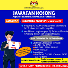 Jawatan kosong terkini di lembaga pemasaran pertanian persekutuan (fama). Jawatan Kosong Guru Ganti Mystep Jobcari Com Jawatan Kosong Terkini