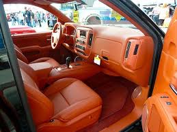 Best Truck Interiors At Sema 2013 Part 1 The Hog Ring Truck Interior Cool Trucks Custom Trucks