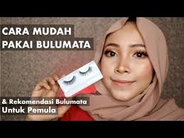 Bulu mata palsu sudah lazim dipakai untuk menunjang penampilan. Cara Mudah Pakai Bulu Mata Palsu Untuk Pemula Youtube