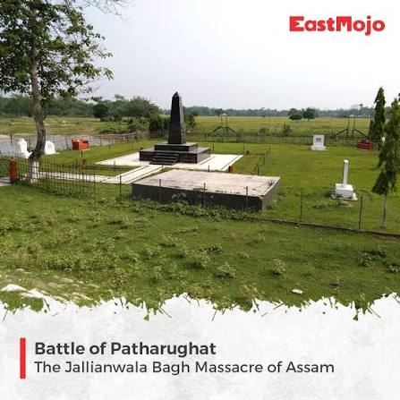 More than a hundred unarmed peasants were killed in broad daylight in Assam's Darrang district on January 28, 1894, nearly 25 years before the Jallianwala Bagh Massacre. The farmers' uprising was the