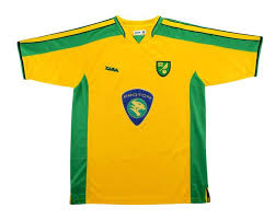 Adidas condivo 20 prime männer trikot blau orange blau. Norwich City 2003 04 Heimtrikot