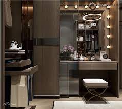 Dressing table set table, mirror and stool pullout shelves contemporary style dimensions of table: Dressing Room In Uae Dubai On Behance Modern Dressing Table Designs Dressing Room Design Dressing Room Mirror