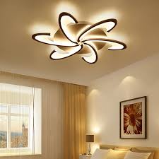 Led Windmill Shape Ceiling Light Fixture With Remote Control Chandelier Modern Acrylic Lighting Flush Mount Lamp For Dining Room Bedroom Kitchen Light Fixtures Dimmable Light Color Changeable Walmart Com Walmart Com