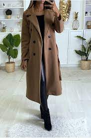 We did not find results for: Long Camel Double Breasted Coat For Women With Button Pockets And Belt