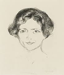 Edith Rode by Edvard Munch