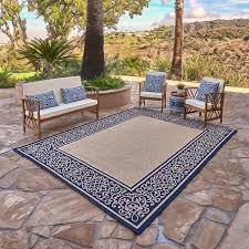 Studio By Brown Jordan Indoor Outdoor Rug Savannah Border In 2020 Outdoor Carpet Indoor Outdoor Rugs Waterproof Outdoor Rugs