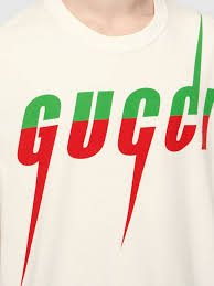 In july 2013, activist lydia emily was commissioned to paint a mural on skid row, los angeles of a woman named jessica, who is a survivor of human trafficking. Shop Gucci Gucci Blade Cotton T Shirt With Express Delivery Farfetch