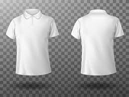 Free Vector Realistic Mockup Of Male White Polo Shirt White Polo Shirt Polo Shirt Design White Polo