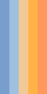 Retro different vector seamless patterns (with swatch). Blue Orange Pastel Color Scheme Blue Schemecolor Com