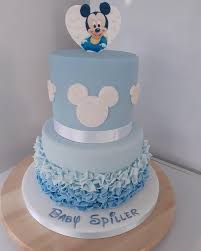 Mickey Mouse Baby Shower Cake Cake By Combe Cakes Cakesdecor