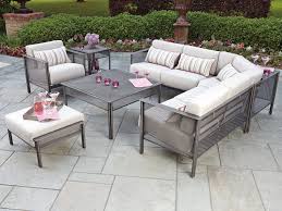 Woodard Jax Wrought Iron Sectional Set Patio Furniture Collection Pool Patio Furniture Wrought Iron Patio Chairs