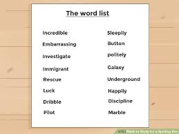 High School Spelling Bee Word List Pdf School Style