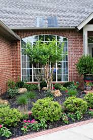 The side of the garage is the main feature in this small backyard. Garage Side Landscaping Plans