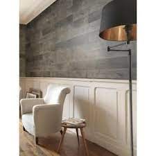 Grosfillex Element Wood 1 4 In X 6 In X 48 In Grey Resin Decorative Wall Panel 18 Pack Usc58441 The Home Depot Decorative Wall Panels White Wood Paneling Wall Paneling