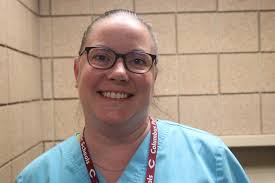 ✨Staff Spotlight✨ Please welcome Ms. Danielle Pasonault! Our new nurse is  an Aerosmith lover who loves anything with pesto. Ms. Pasonault has been  working hard with her new best friend Nurse Kruse.