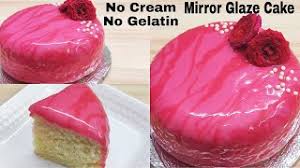 Use a whisk or immersion blender to stir the glaze until the chocolate has completely melted. Mirror Glaze Cake Without Cream Chocolate Gelatin Made From Maida à¤® à¤°à¤° à¤— à¤² à¤œ à¤• à¤• à¤¬à¤¨ à¤ à¤¬ à¤¨ à¤œ à¤² à¤Ÿ à¤¨ Youtube