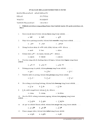 Check spelling or type a new query. Evaluasi Belajar Semester Ii Sdmi Arab Melayu Pdf