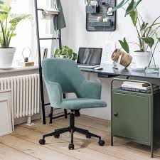 Find adjustable mesh chairs, leather chairs with options such as armless chairs, and more. Furniturer Task Chair Stylish Height Adjustable Fabric Home Office Chair Teal Best Buy Canada