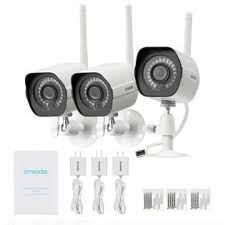 Wireless security camera, 1080p wifi ip home surveillance camera, pan/tilt/zoom camera for pet/elder/baby monitor with motion detection. 3 Pack Zmodo 1080p Wifi Indoor Outdoor Home Security Surveillance Camera Alexa
