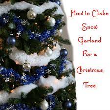 Emmy Mom One Day At A Time How To Make Christmas Tree Snow How To Make Christmas Tree Christmas Tree Themes Christmas Tree Garland