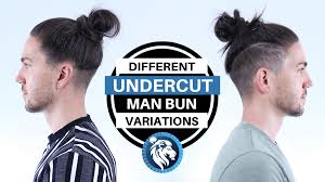 First, the man bun is created by pulling back the longer hair on top into a top knot aka the man bun. Undercut Man Bun Hairstyle Variations Men S Long Hairstyles