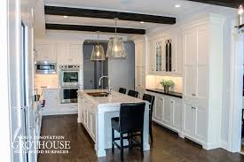 stained walnut kitchen bar countertop
