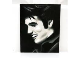 8 X 10 Elvis Presley Portrait Elvis Painting Elvis Art Elvis Artwork Elvis  Wall Art Decor Elvis Oil Painting Elvis Presley Art