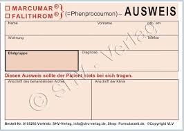 Eines unserer mitglieder aus löhnberg in hessen wollte z. Marcumar Pass Vordruck Meda Pharma Gmbh Co Zwanze Wallpaper