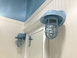 Illuminate your bathroom in high style when you select bathroom vanity lighting that complements your decor and brings out the best in your looks, too. Nautical Wall Sconces For Coastal California Bath Reno Inspiration Barn Light Electric