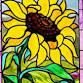 Golden Glow ~ Sunflower Glass Art event image