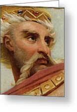 Head Of Charlemagne by Antoine-jean Gros