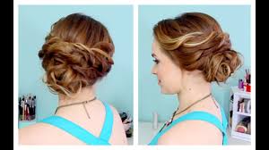 While you are searching for cute homecoming hair ideas for long hair, on homecoming, then cascading locks will make the flawless look. Quick Side Updo For Prom Or Weddings D Youtube
