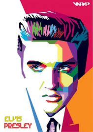 Wpap Elvis Presley On Behance Pop Art Painting Pop Art Portraits Pop Art