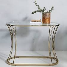 Gatsby Glass Gold Furniture Range Console Table By Kaleidoscope Kaleidoscope Gold Furniture Console Table Table