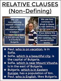 Next, it will begin with a relative pronoun (who, whom, whose, that, or which) or a relative adverb (when, where, or why). 18 Relative Clauses Ideen Englisch Englisch Lernen Englische Grammatik