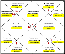 12 Described Astrological Chart Sagittarius