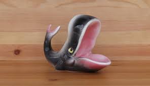 Whale Ceramic Planter Made In Japan Kitsch Etsy Ceramics Mermaid Figurine Ceramic Planters