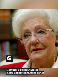 Nawguraw lil Mary Grech! Mary Grech, imwielda bħall-bieraħ, 2 ta' Mejju  fl-1937 ġewwa Għawdex, tibqa’ magħrufa mill-Maltin għall-programmi li  ħadmet fihom, bħal Ipokriti u Santa Monika. Grech bdiet ...